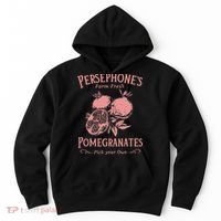 Dark Academia Persephone's Pomegranates Hoodie thumb 0