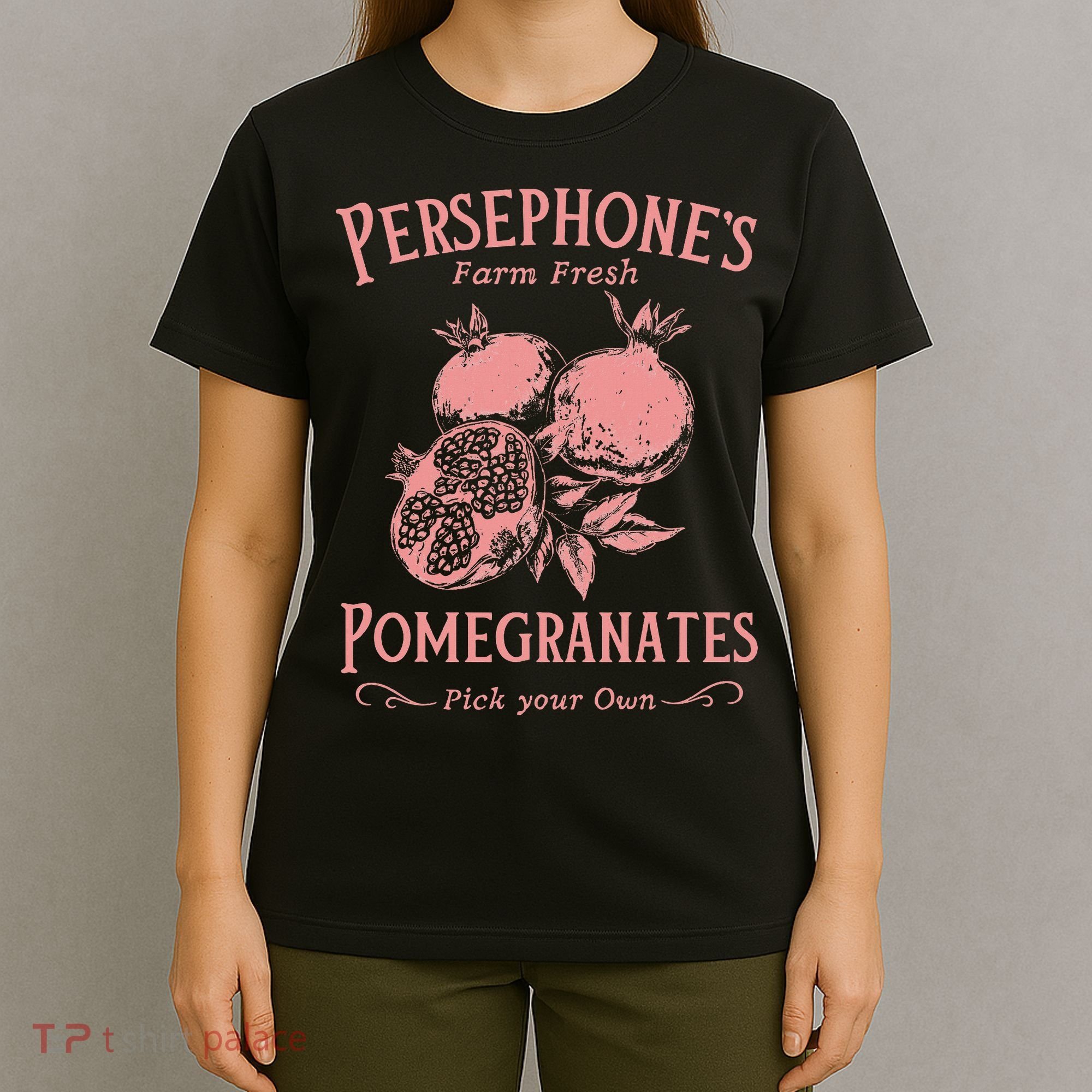 Dark Academia Persephone's Pomegranates T-Shirt