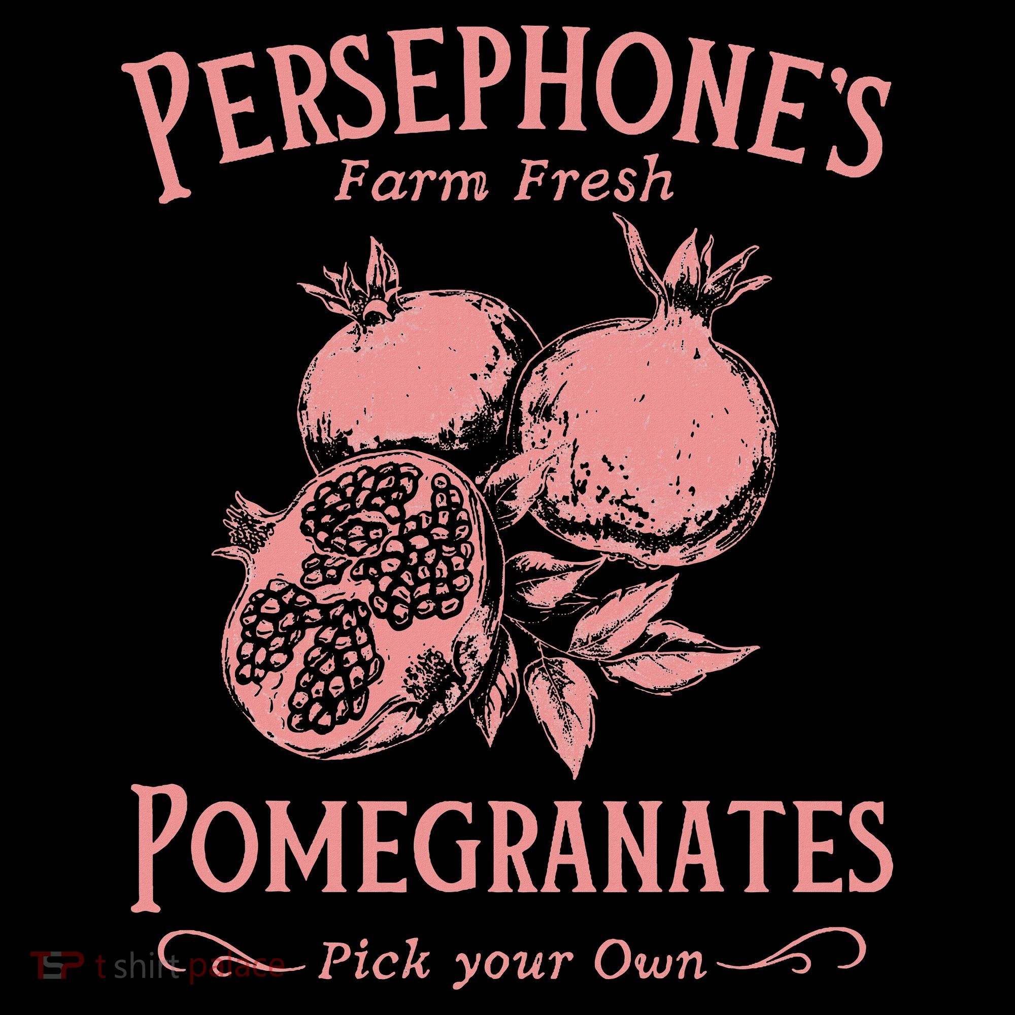 Dark Academia Persephone's Pomegranates Button