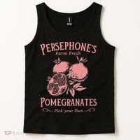 Dark Academia Persephone's Pomegranates Tank Top thumb 2