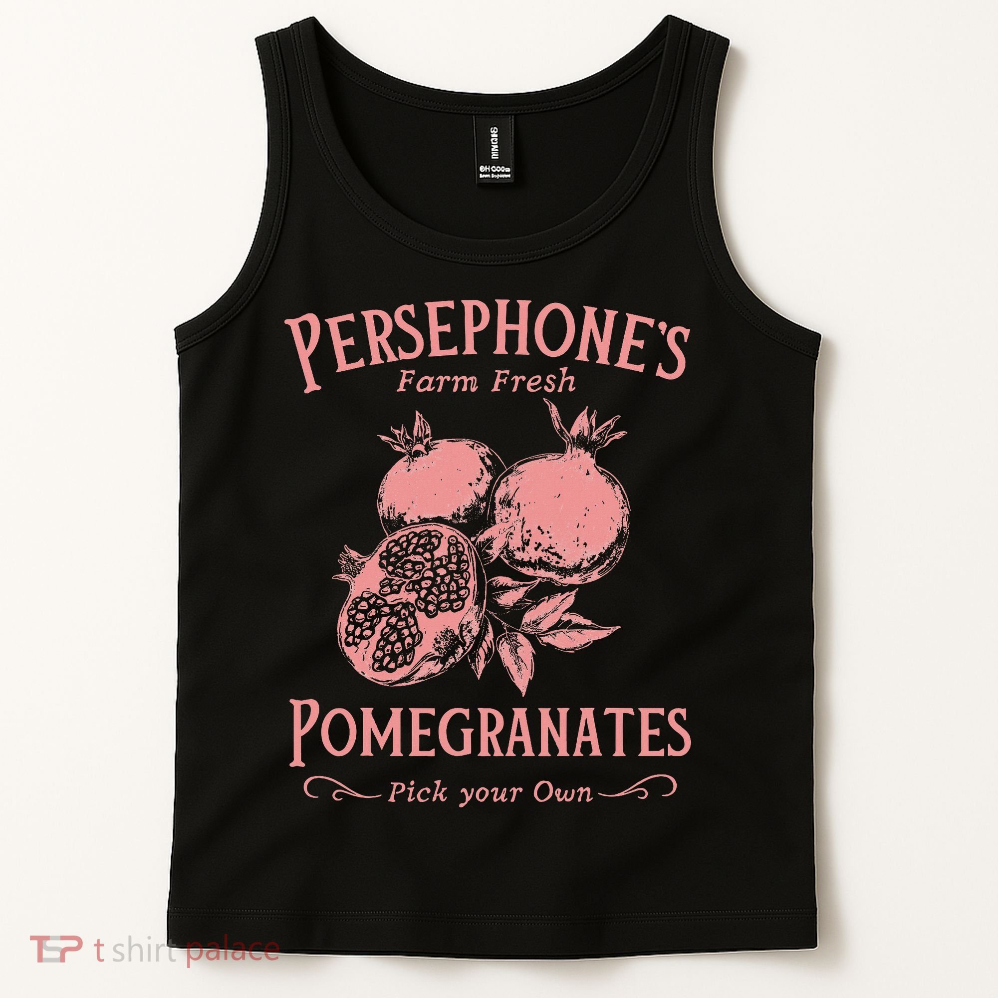 Dark Academia Persephone's Pomegranates Tank Top
