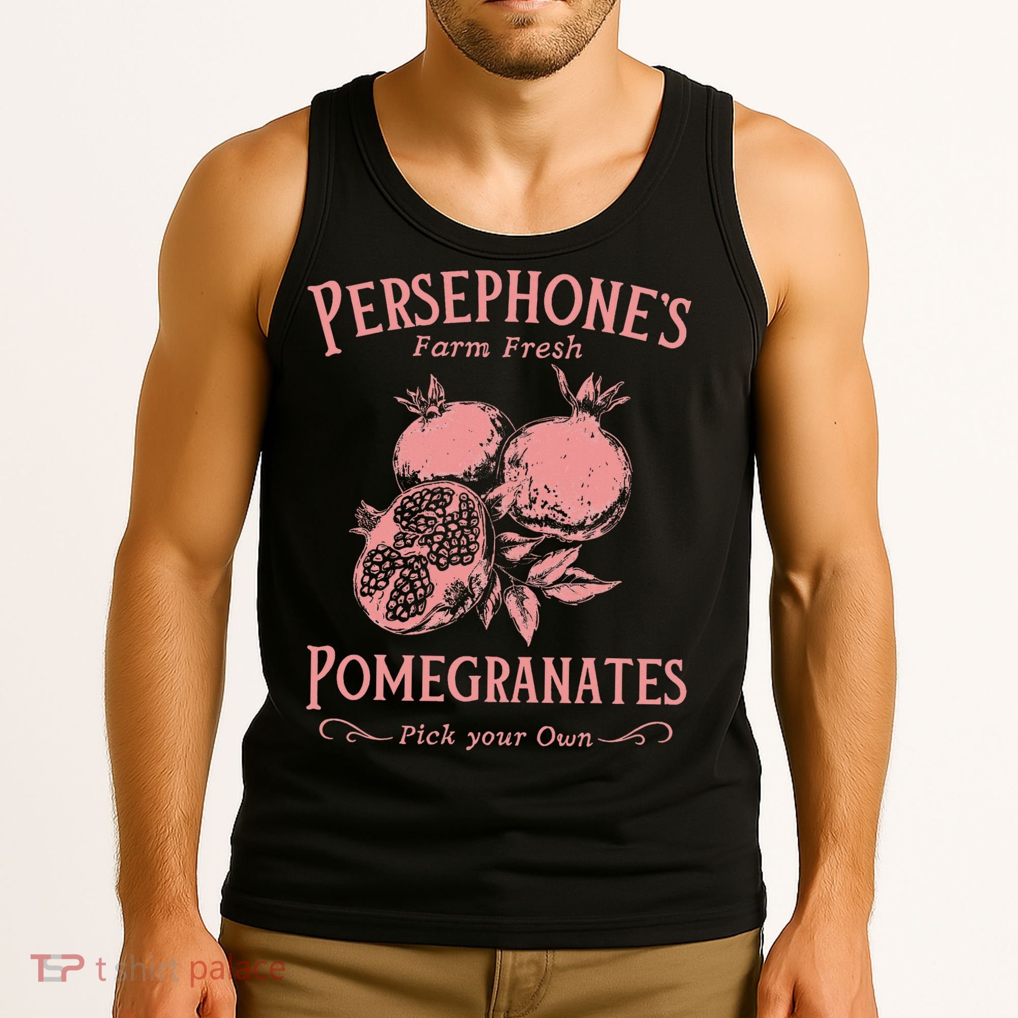 Dark Academia Persephone's Pomegranates Tank Top