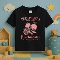 Dark Academia Persephone's Pomegranates Toddler T-Shirt thumb 3