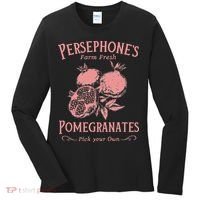 Dark Academia Persephone's Pomegranates Women's Long Sleeve Shirt thumb 0