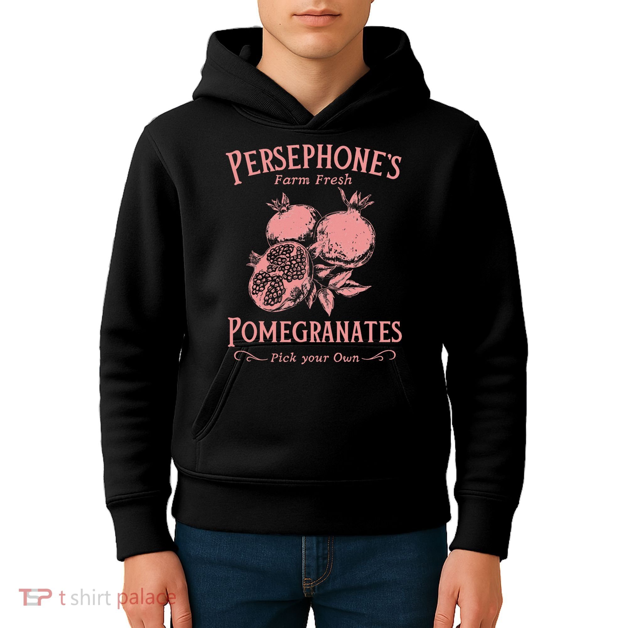 Dark Academia Persephone's Pomegranates Kids Hoodie
