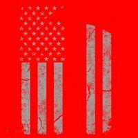 Distressed American Patriot Red Line Axe Firefighter Flag Gift Santa Hat thumb 1