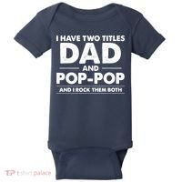 Dad And Pop Pop Baby Bodysuit thumb 0