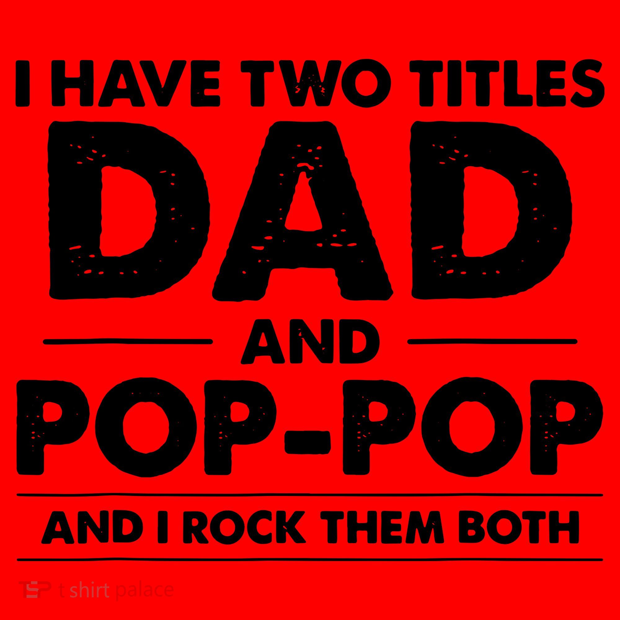 Dad And Pop Pop Santa Hat