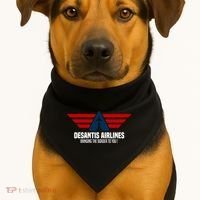 DeSantis Airlines Political DeSantis USA-Made Doggie Bandana thumb 1