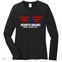 DeSantis Airlines Political DeSantis Women's Long Sleeve Shirt thumb 0