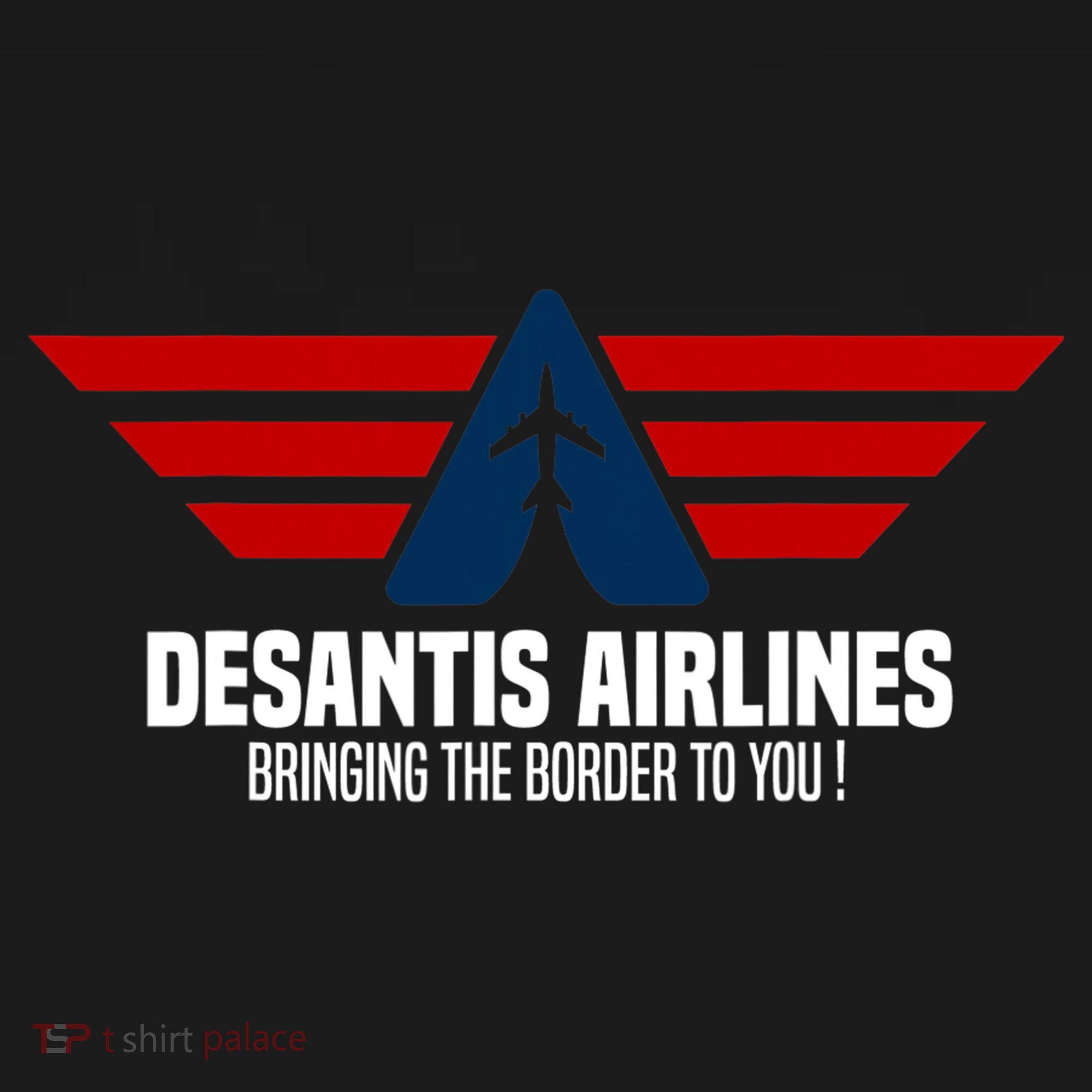 DeSantis Airlines Political DeSantis Kids Long Sleeve Shirt