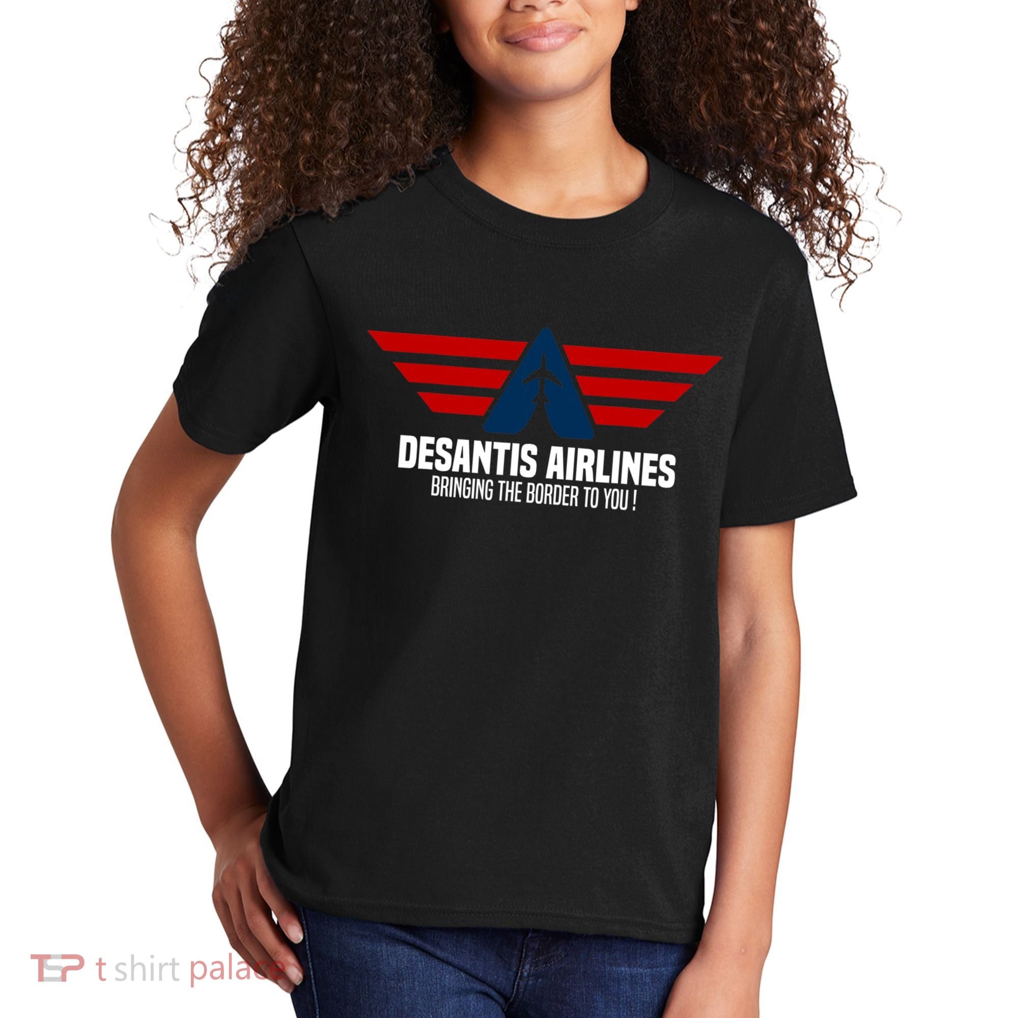 DeSantis Airlines Political DeSantis Kids T-Shirt