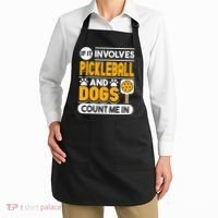 Dogs And Pickleball Lover Apron thumb 2