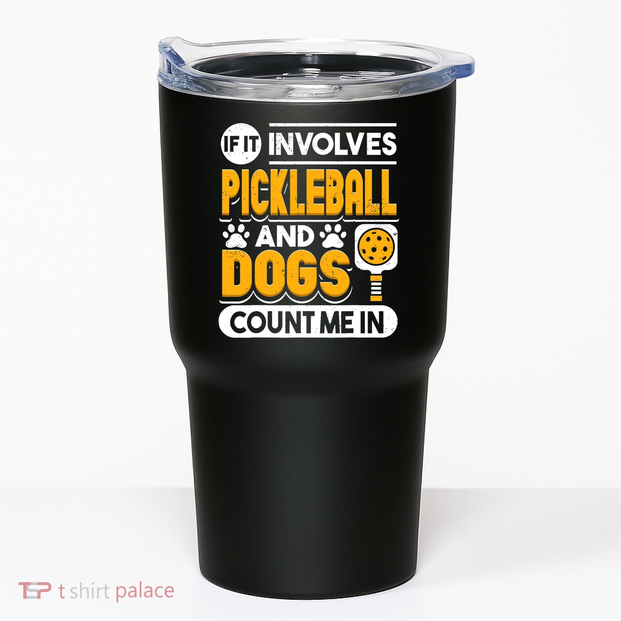 Dogs And Pickleball Lover Tumbler