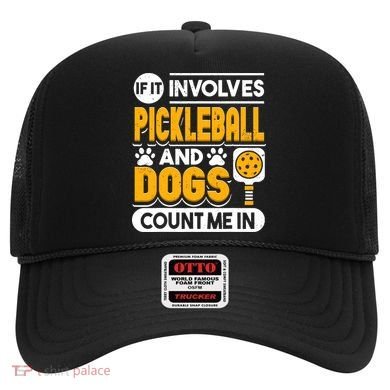 Dogs And Pickleball Lover Hat