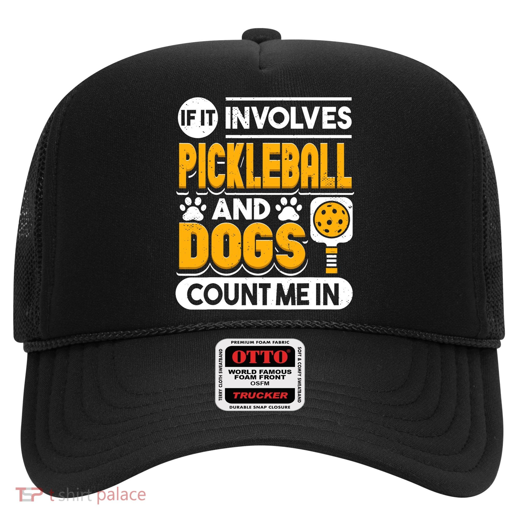 Dogs And Pickleball Lover Hat