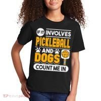 Dogs And Pickleball Lover Kids T-Shirt thumb 2