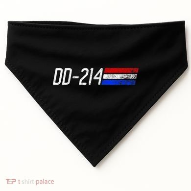 Dd214 Alumni Retired Military Veteran Dd 214 Alumni USA-Made Doggie Bandana