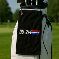 Dd214 Alumni Retired Military Veteran Dd 214 Alumni Golf Towel thumb 2