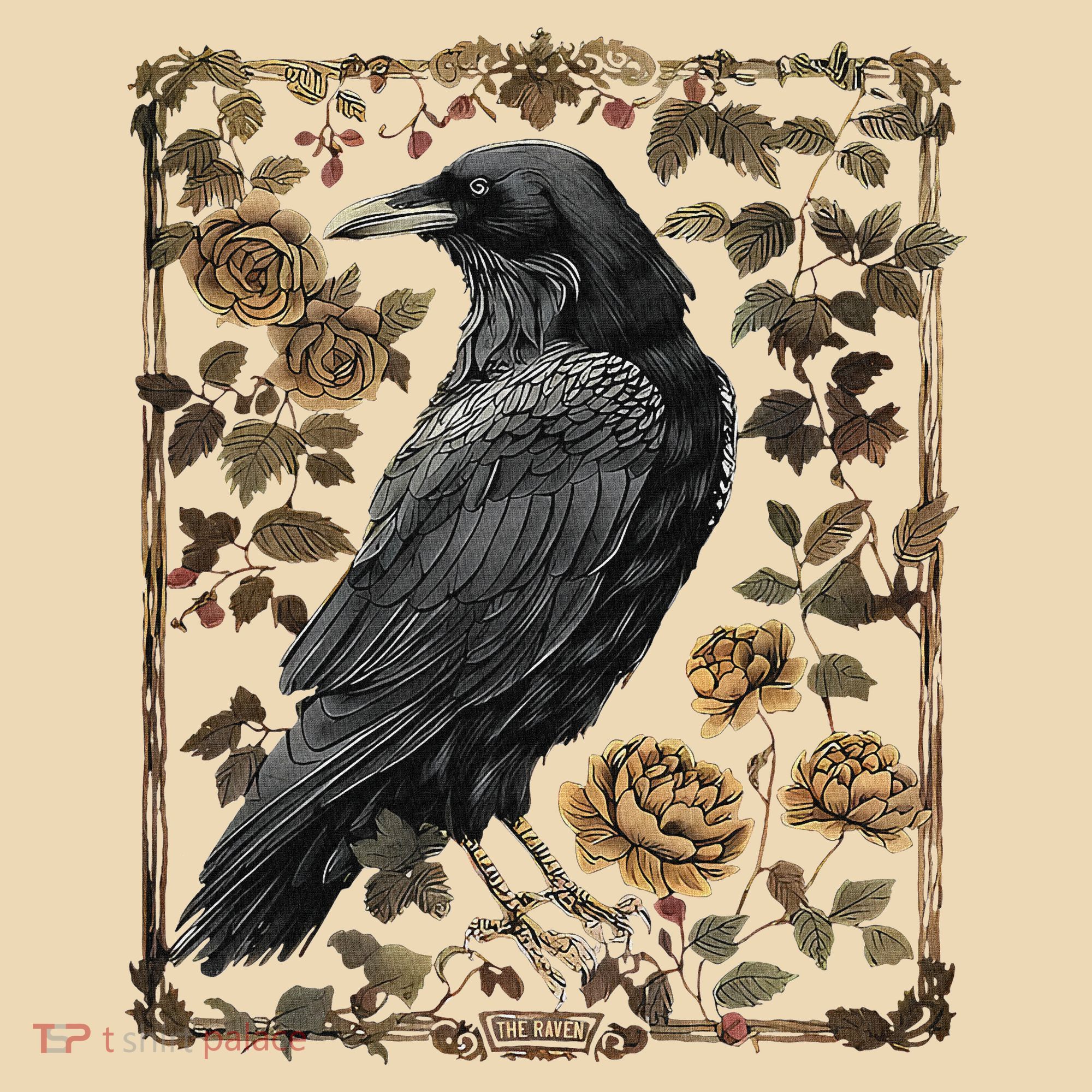 Dark Academia Raven Teacher Tote Bag