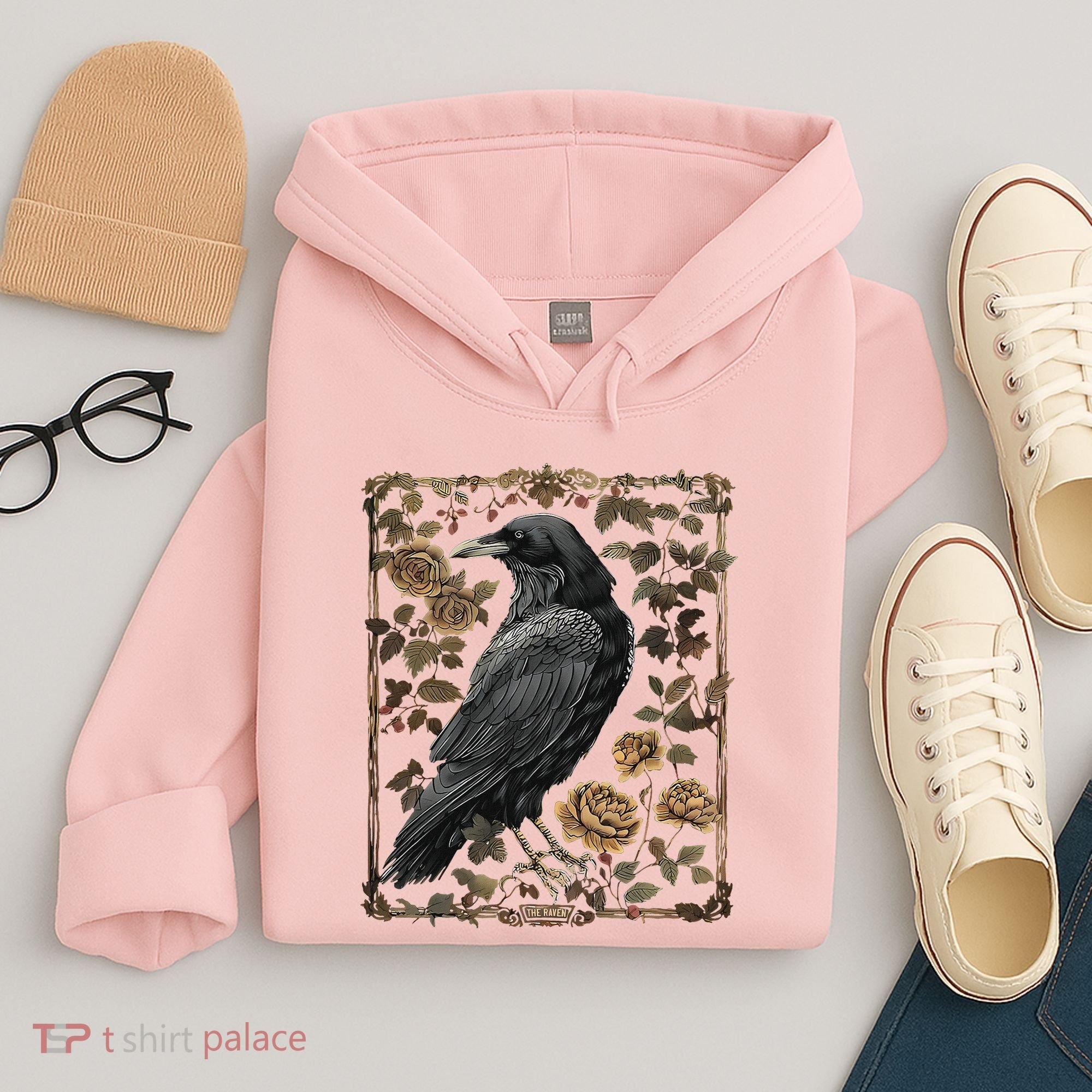 Dark Academia Raven Teacher Hoodie