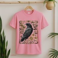 Dark Academia Raven Teacher T-Shirt thumb 2