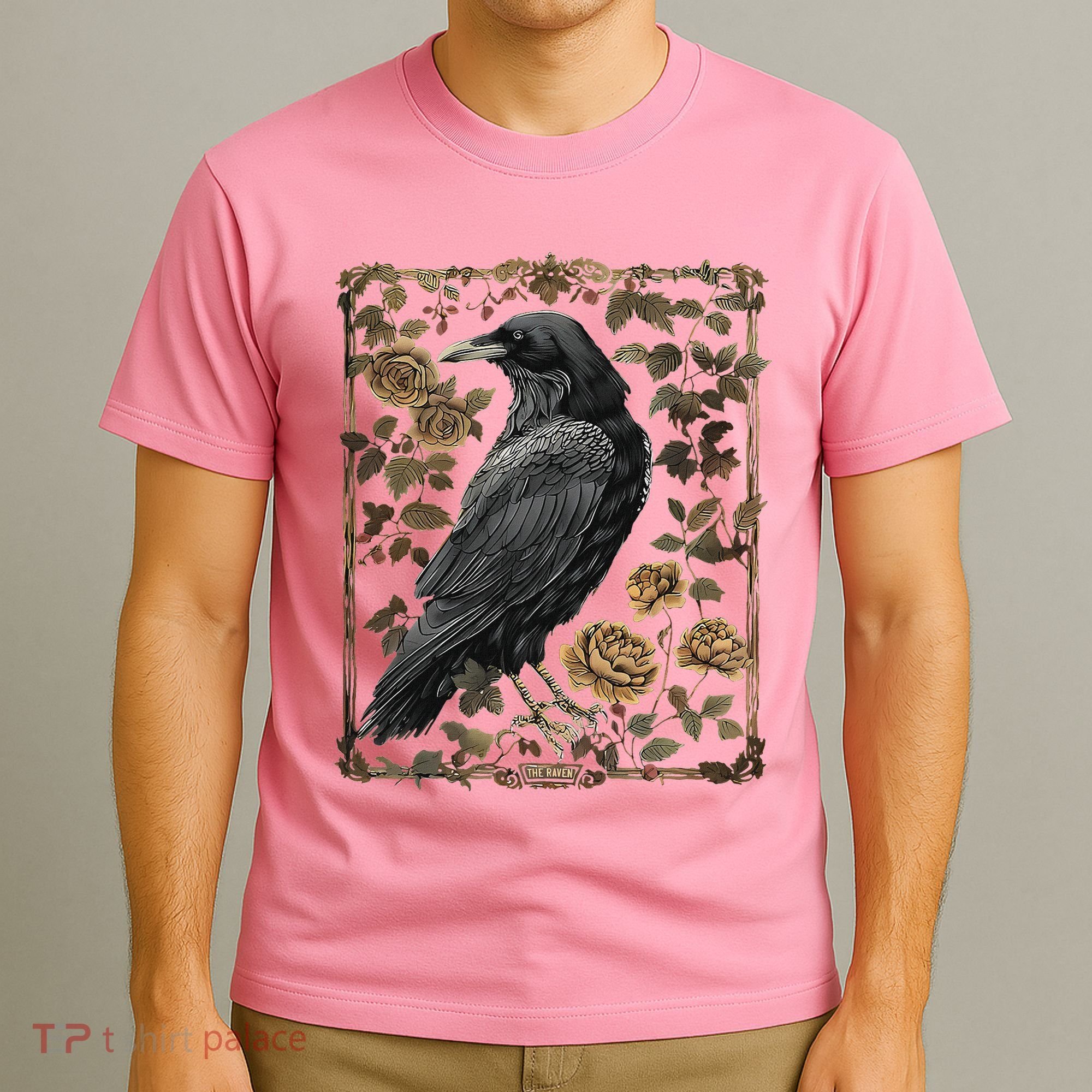 Dark Academia Raven Teacher T-Shirt