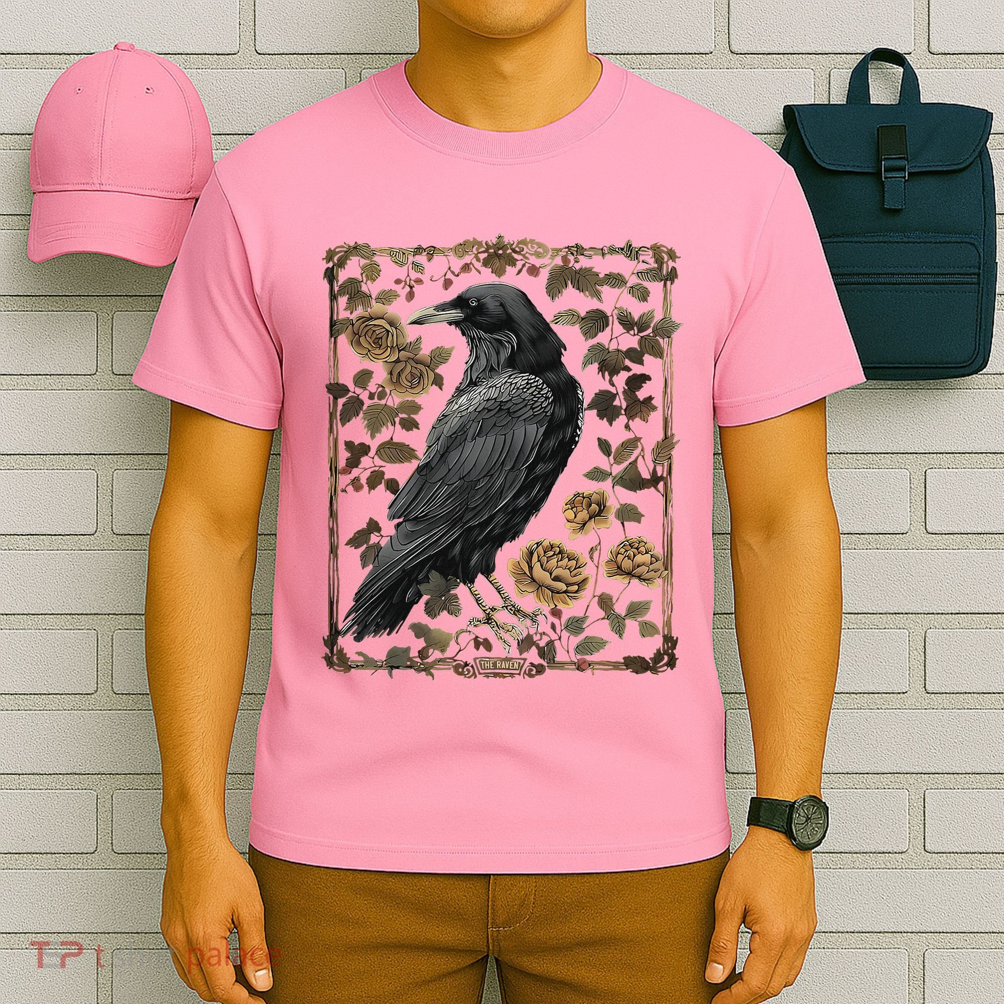 Dark Academia Raven Teacher T-Shirt