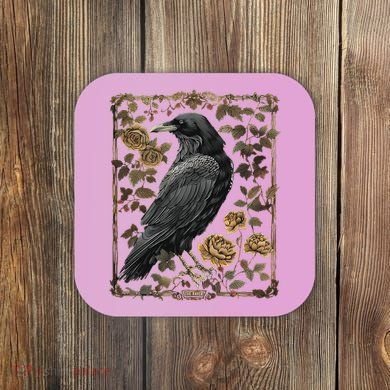Dark Academia Raven Teacher Coaster