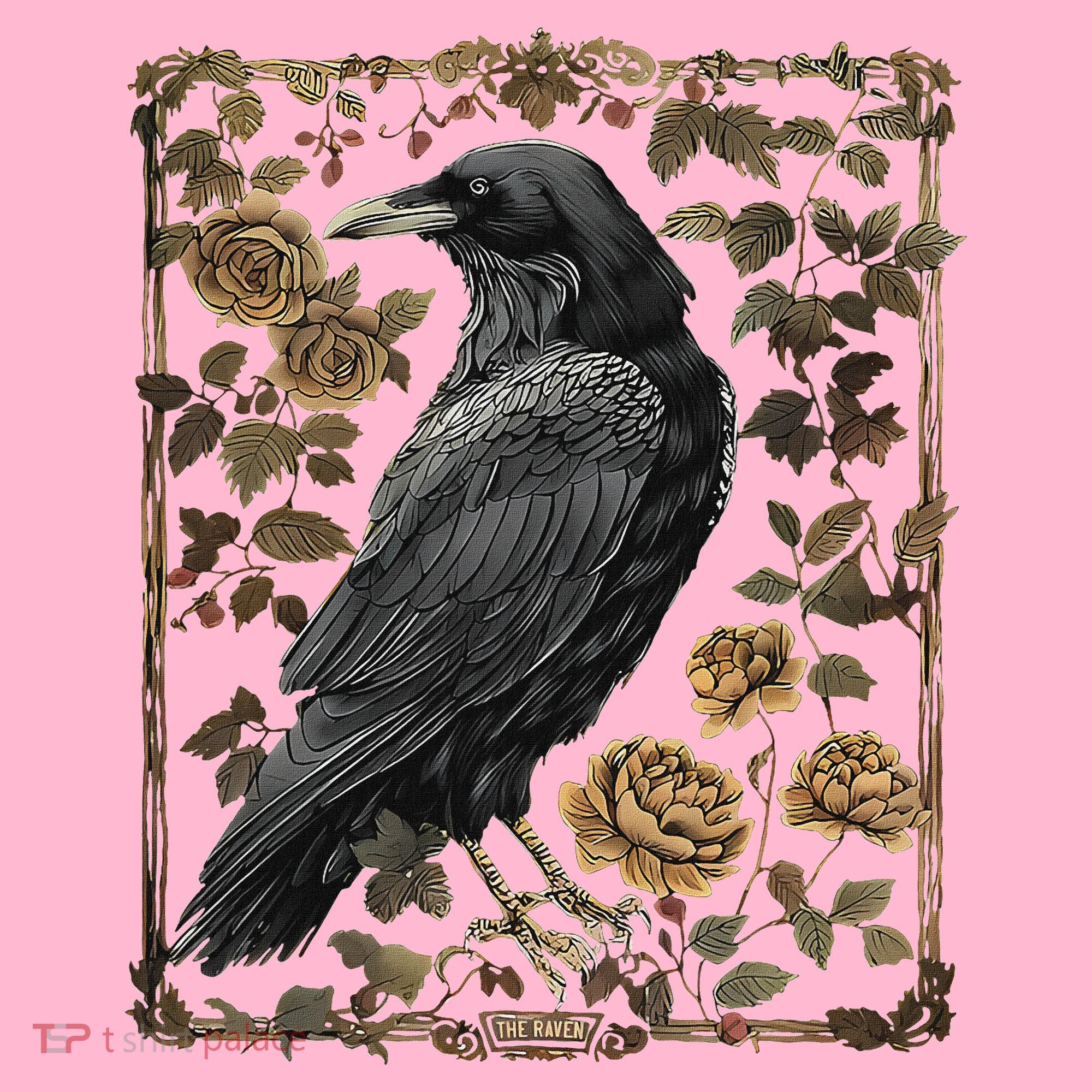 Dark Academia Raven Teacher Coaster