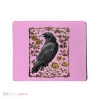 Dark Academia Raven Teacher Mousepad thumb 0
