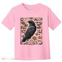 Dark Academia Raven Teacher Toddler T-Shirt thumb 0