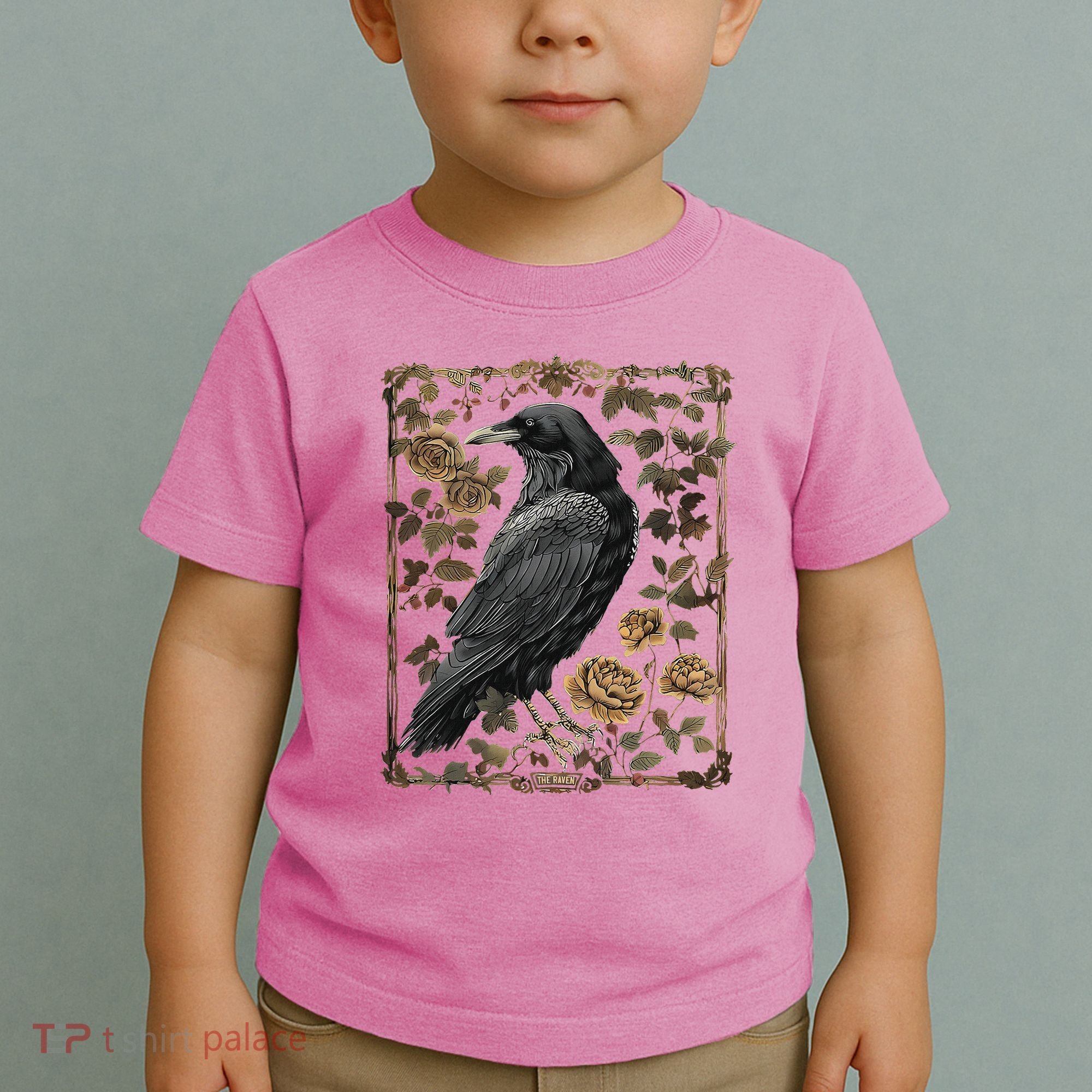 Dark Academia Raven Teacher Toddler T-Shirt