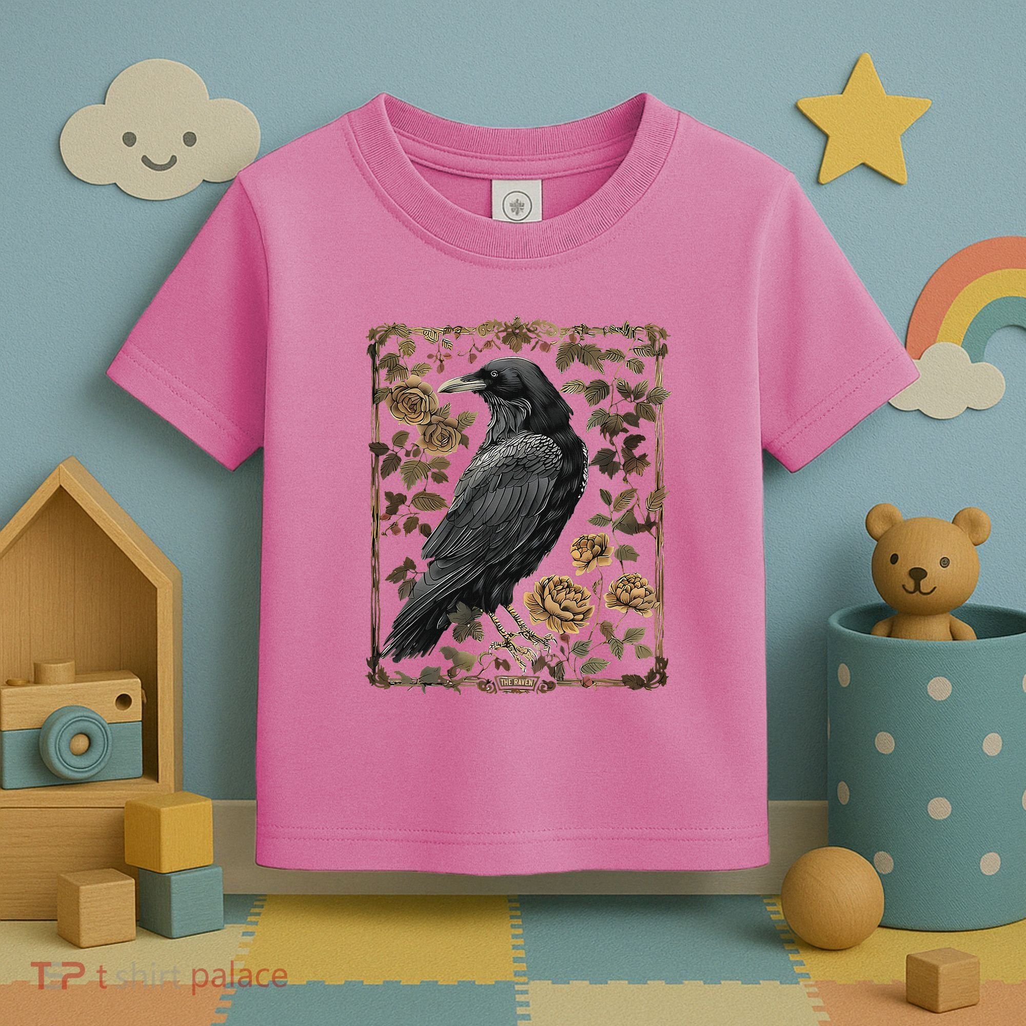 Dark Academia Raven Teacher Toddler T-Shirt
