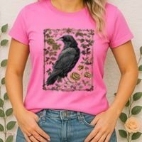Dark Academia Raven Teacher Women's T-Shirt thumb 2