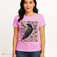 Dark Academia Raven Teacher Women's T-Shirt thumb 4