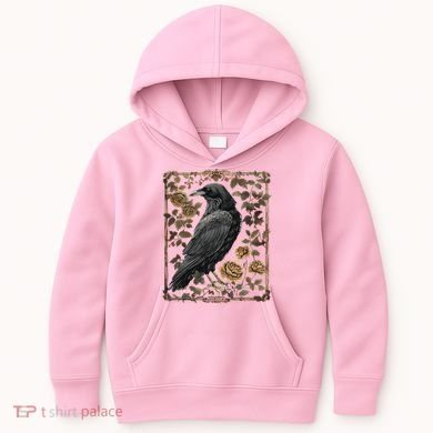 Dark Academia Raven Teacher Kids Hoodie