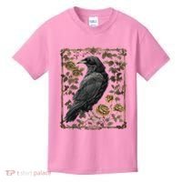 Dark Academia Raven Teacher Kids T-Shirt thumb 0