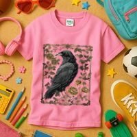 Dark Academia Raven Teacher Kids T-Shirt thumb 3