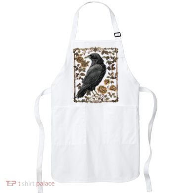 Dark Academia Raven Teacher Apron