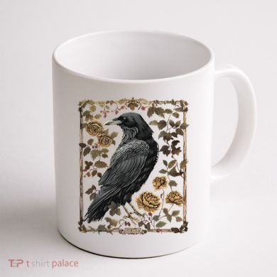 Dark Academia Raven Teacher Coffee Mug back