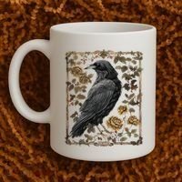 Dark Academia Raven Teacher Coffee Mug thumb 2