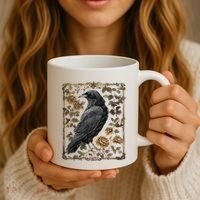 Dark Academia Raven Teacher Coffee Mug thumb 3