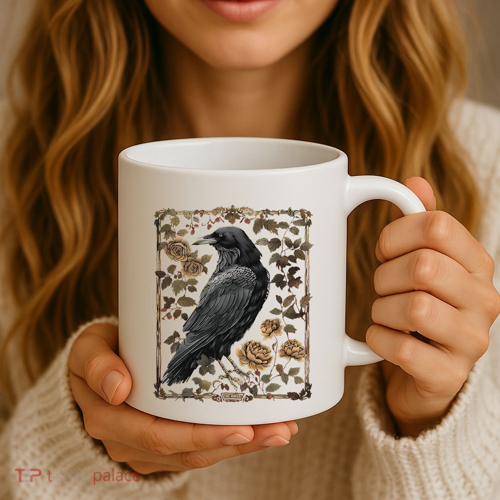 Dark Academia Raven Teacher Coffee Mug