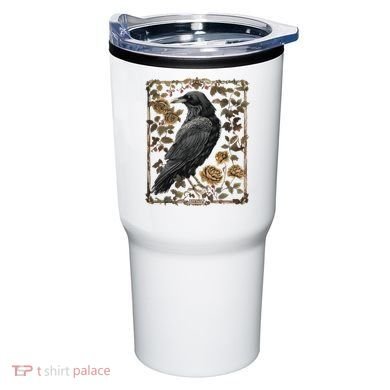 Dark Academia Raven Teacher Tumbler