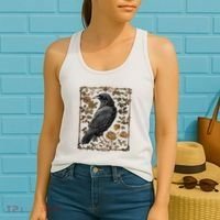 Dark Academia Raven Teacher Women's Tank Top thumb 2