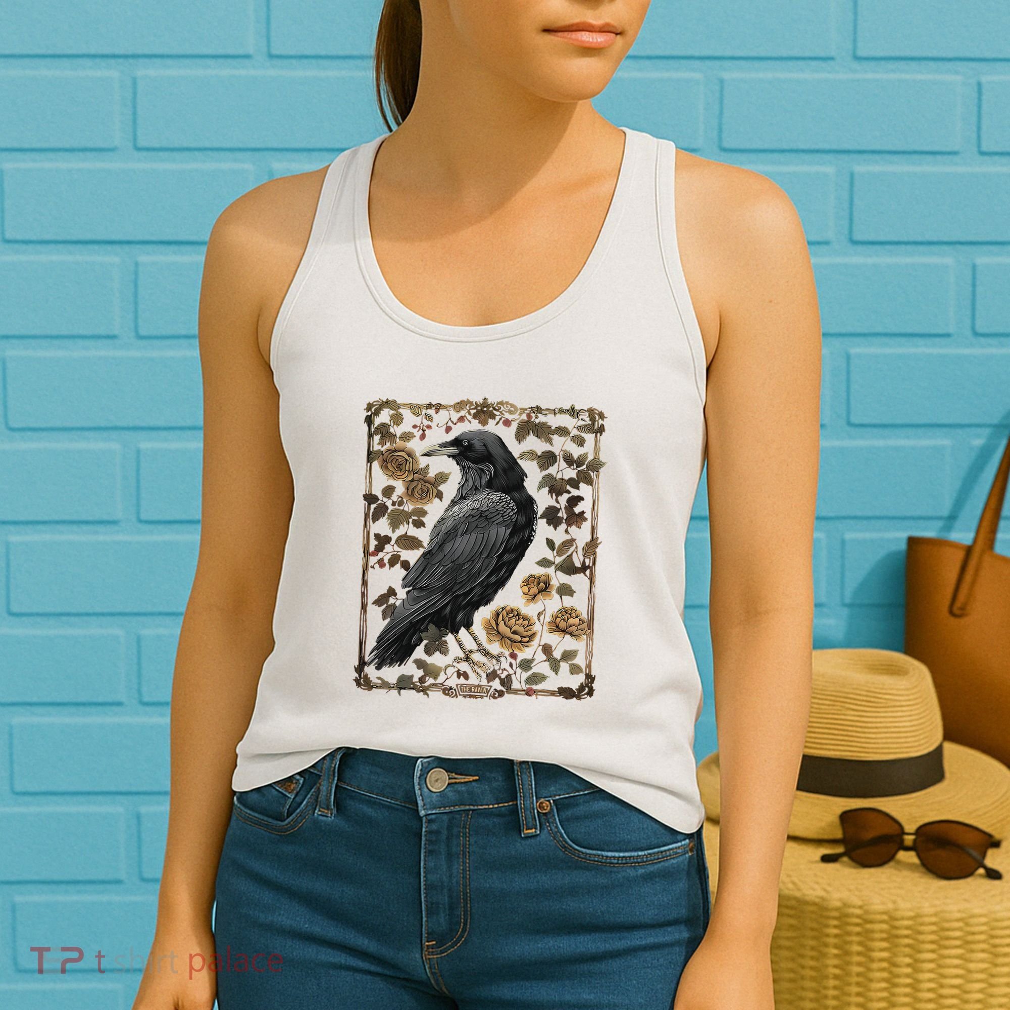 Dark Academia Raven Teacher Women's Tank Top