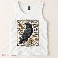 Dark Academia Raven Teacher Tank Top thumb 2