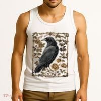 Dark Academia Raven Teacher Tank Top thumb 3