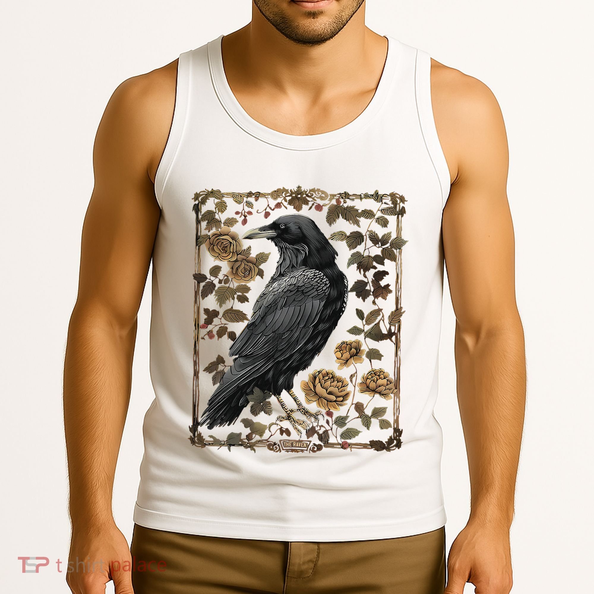 Dark Academia Raven Teacher Tank Top